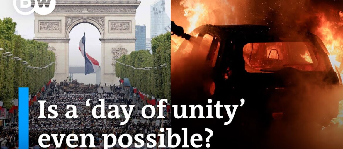 France: How to celebrate national day after weeks of violent protests? | DW News France: How to celebrate national day after weeks of violent protests? | DW News