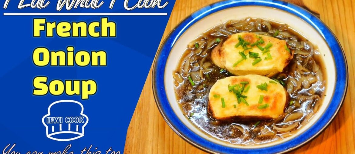 Best French Onion Soup | Onion Soup Recipe | Vegan | IEWICOOK