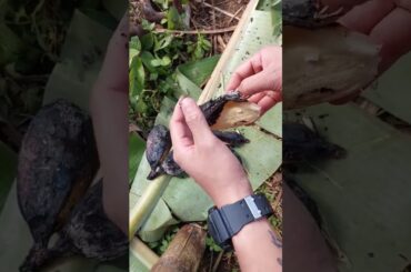 Toasted banana :) #shorts #banana #bananas