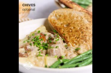 French-inspired recipe: Pork sausages and pear cassoulet