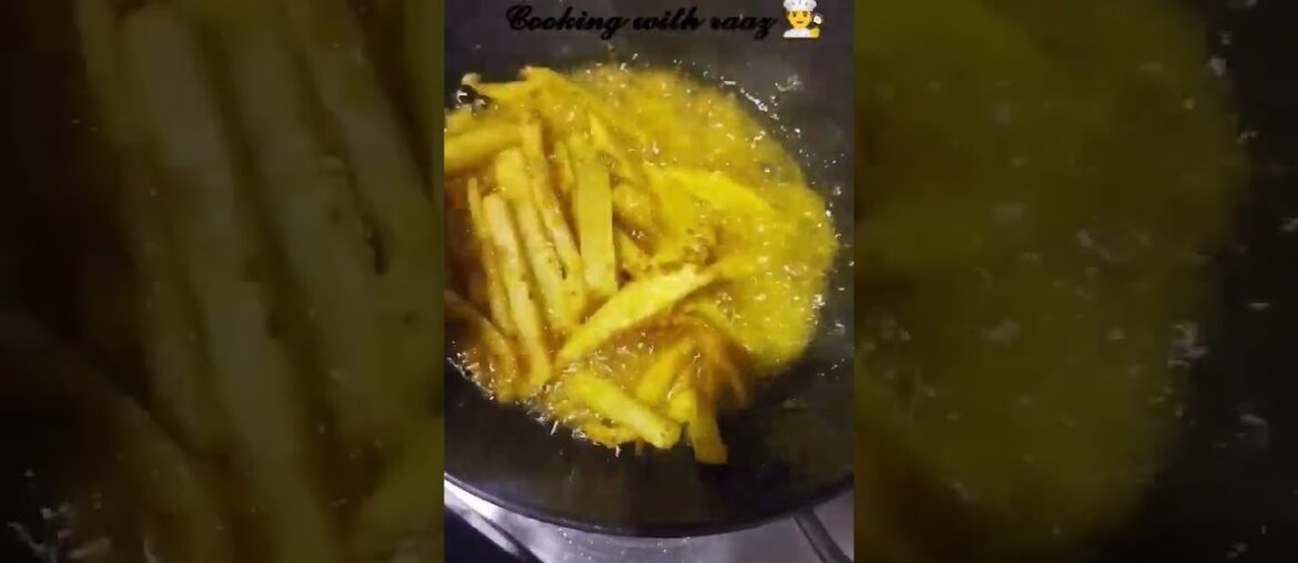 easy made french fries today's recipe|| cookingwithraaz|| #food ||# short