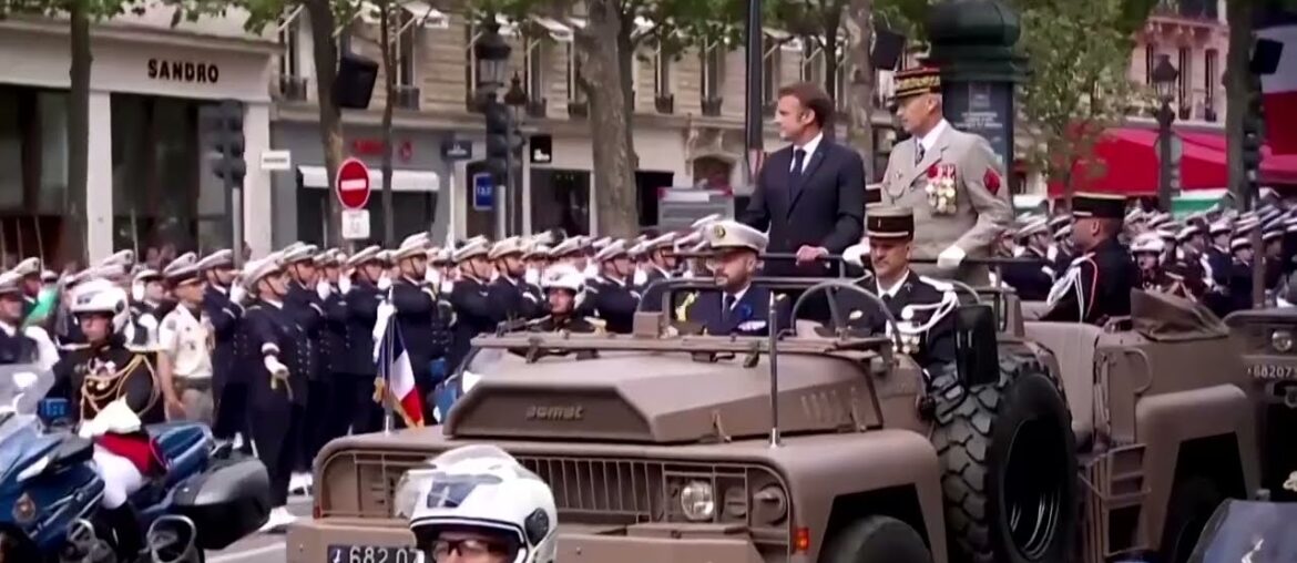 France's Macron booed during Bastille Day parade