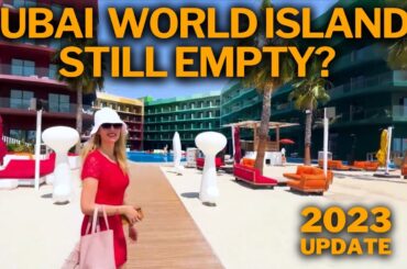 Touring Dubai's French Party Island with the biggest pool!