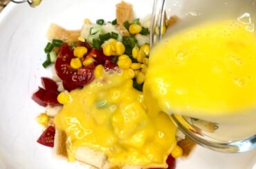 2 Breakfast Recipes! The best French toast! and Corn Omlet ! ASMR