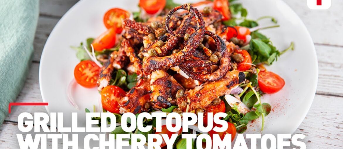 Everyday Gourmet | Grilled Octopus With Cherry Tomatoes Everyday Gourmet | Grilled Octopus With Cherry Tomatoes