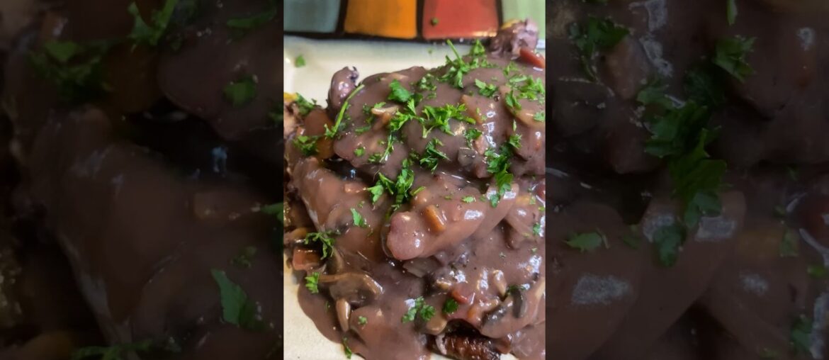 Ladies and gentlemen, Coq Au Vin #cooking #frenchfood #recipe