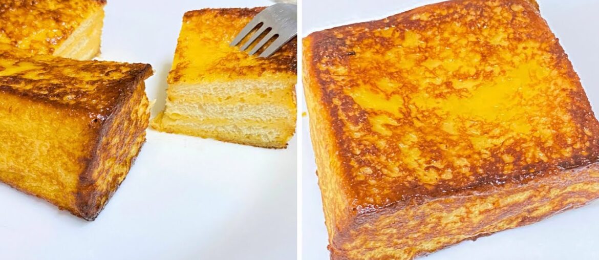 French Toasts In Different Ways With Honey,Easy Breakfast Recipe |