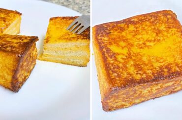 French Toasts In Different Ways With Honey,Easy Breakfast Recipe |