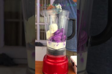 UBE French Macarons Milkshake with vanilla Ice Cream Recipe