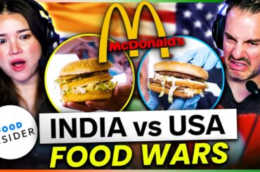 U.S. vs Indian McDonalds REACTION! | Insider Food