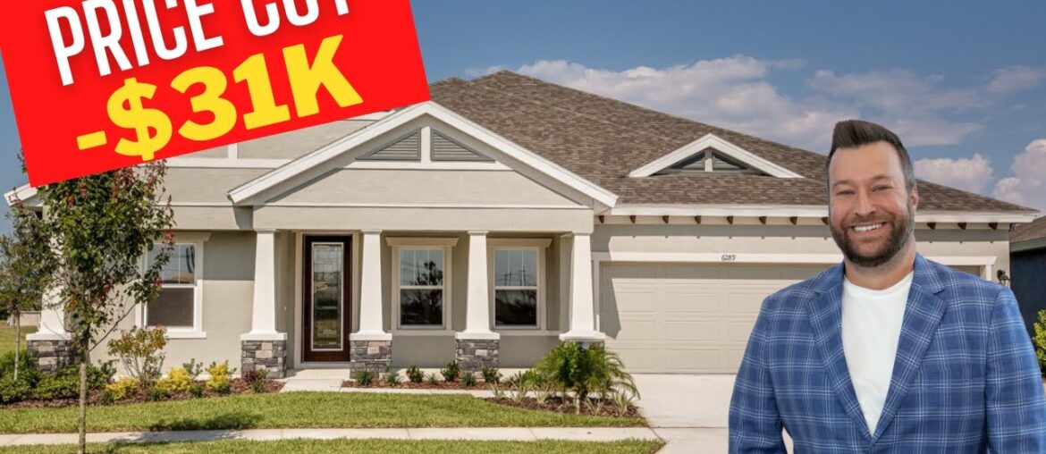 Tour 3 Apollo Beach Florida New Construction Homes For Sale in Waterset with Price Cuts in 2023