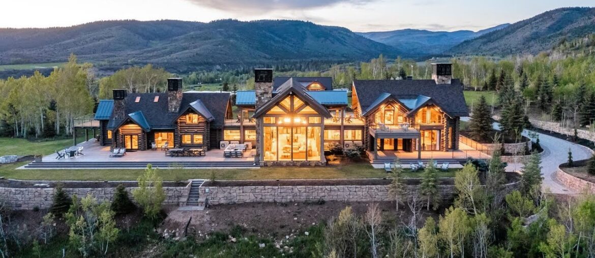Luxurious Mountain Estate on 50 Acres with National Forest Access in Utah for $22,500,000