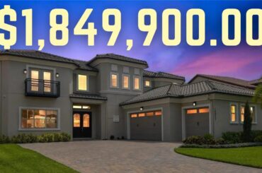 Touring a $1,849,900 Million Home in Eagle Creek | Luxury Homes Orlando