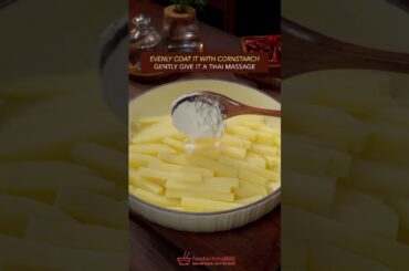 EASY VEGAN FRENCH FRIES RECIPE #veganrecipes #vegetarian #cooking #frenchfries #fingerchips #snack