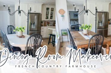 DINING ROOM MAKEOVER // FRENCH COUNTRY COTTAGE DINING ROOM // CHARLOTTE GROVE FARMHOUSE