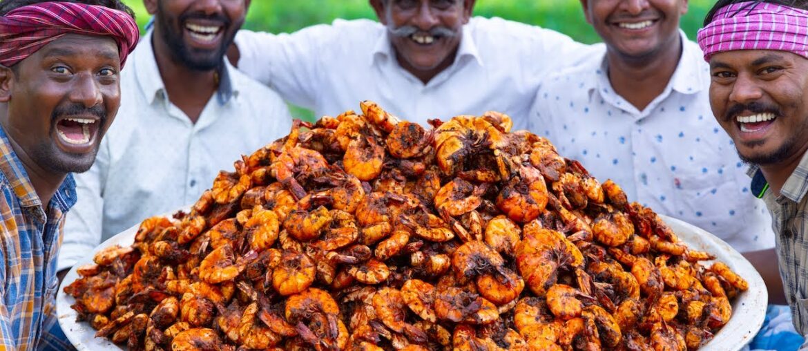 TIGER PRAWNS PERI PERI | Crispy Shrimp Recipe | Cooking Prawns with Shell | Seafood Fry Recipes