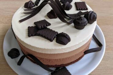Entremets 3 chocolats