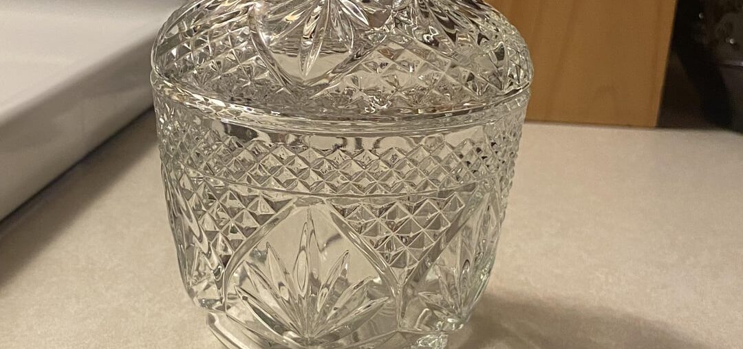 Thrifted this adorable crystal jar! What should I put in it (besides sugar)?