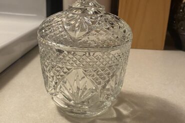 Thrifted this adorable crystal jar! What should I put in it (besides sugar)?