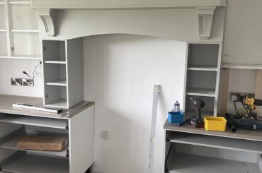 This overmantle was heavier than it looked! Stay tuned for the finished product