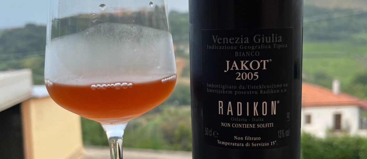 Another Radikon (Jakot 2005) for me🍊