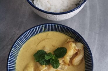 Curry au poisson et à la noix de coco