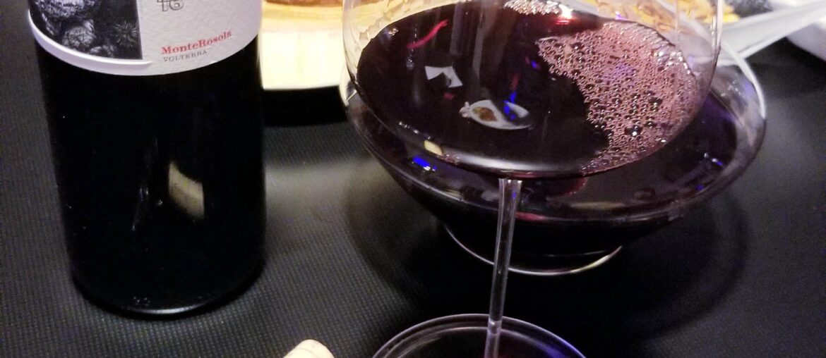 Italian Merlot with a charcuterie board