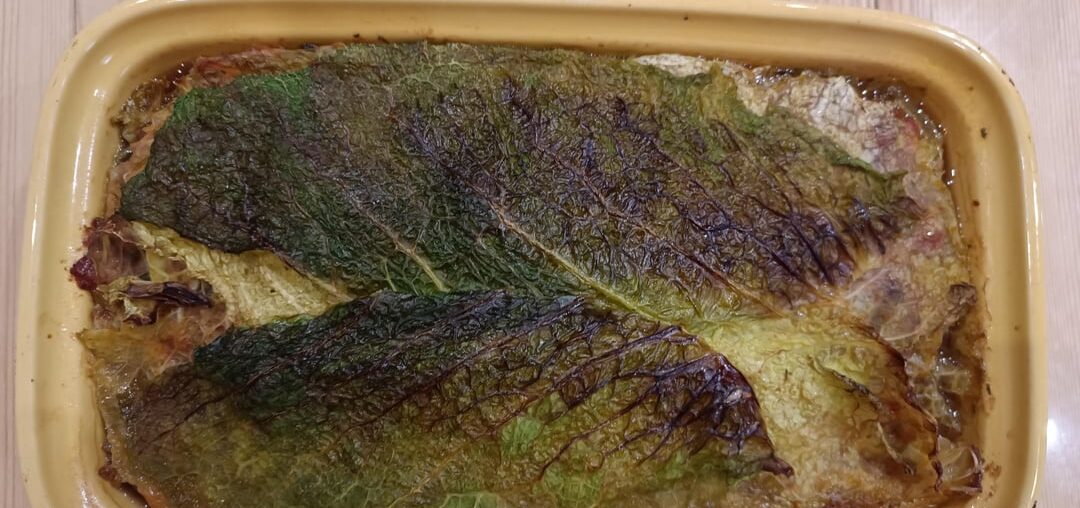 Choux farcis en lasagne