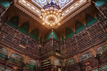 The Royal Portugese Cabinet of Reading, Rio De Janeiro