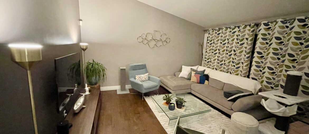 Minimizing and cozying the living room. Can’t wait to repaint and change those curtains! [4032x3024]