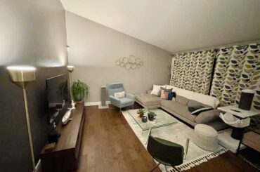 Minimizing and cozying the living room. Can’t wait to repaint and change those curtains! [4032x3024]