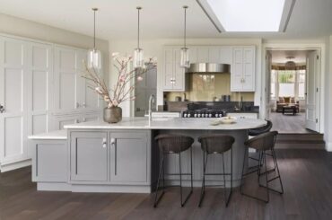 a beautiful kitchen island
