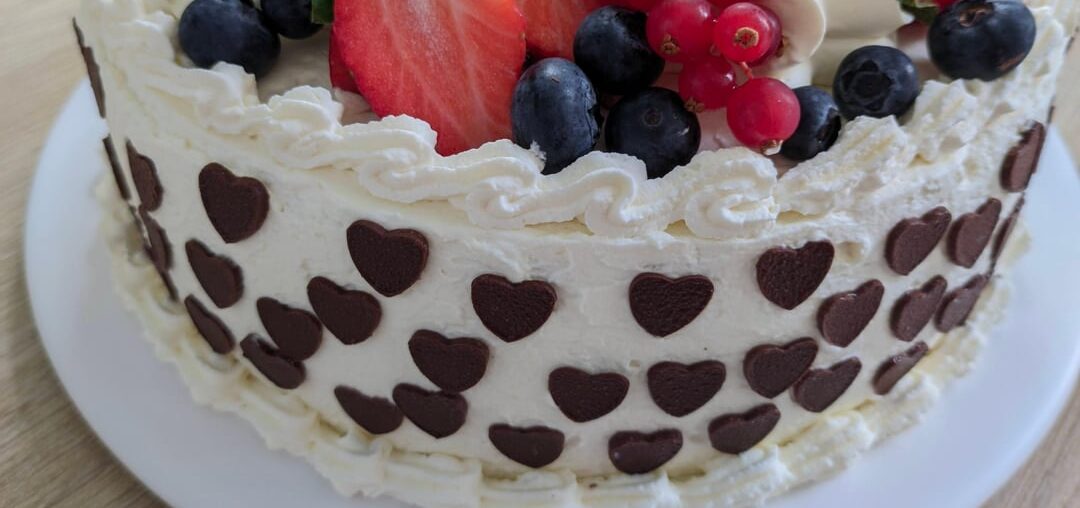 Gâteau aux fruits rouges