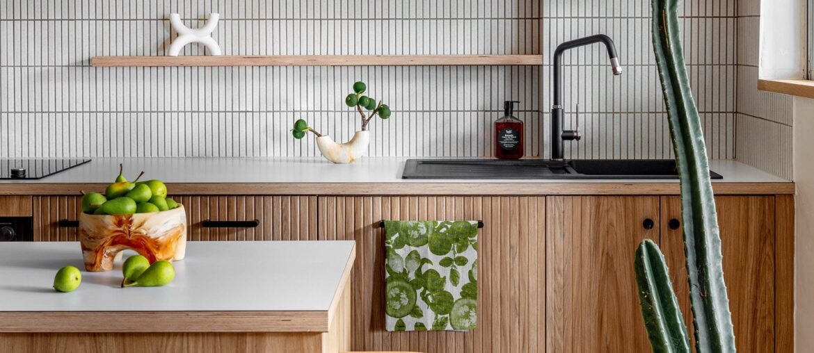 1960s apartment kitchen first renovated in the 90s and renovated again recently, Glebe, Sydney, Australia [1653x2133]