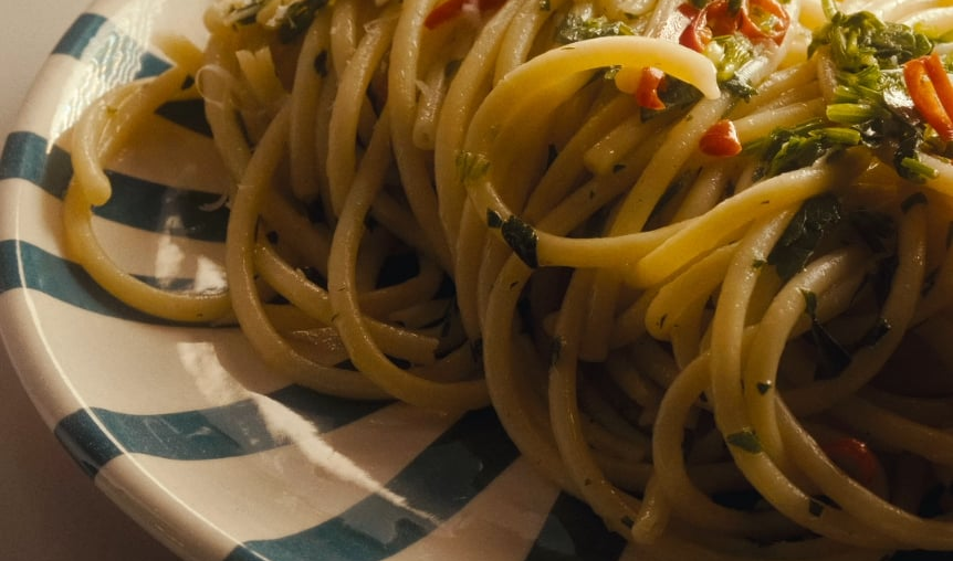 Bucatini Aglio e Olio