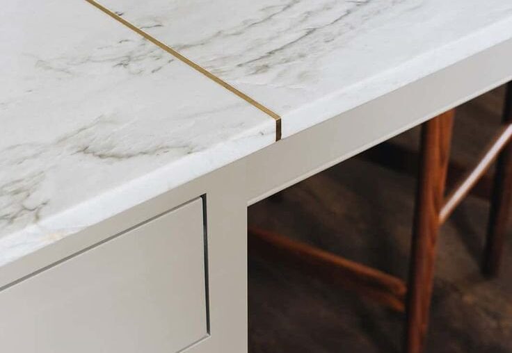 Brass counter top seams - looking for resources