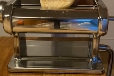 Fettuccine bicolores au persil du jardin