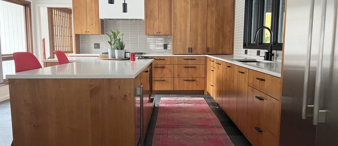 My new midcentury inspired kitchen