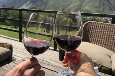 A little splash of red from Georgia.