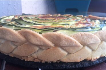 Tarte à la courgette fromage frais !
