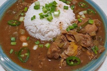 Gumbo Cajun // Poulet et saucisse fumée