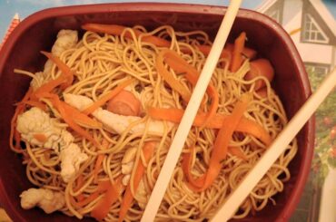 mine frite mauricien (on est mauricien) simple mais archi bon et super sain !