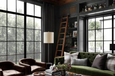 Sophisticated Wine Room in California designed by Studio McGee [1707x2560]