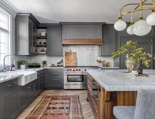 Nature inspired kitchen