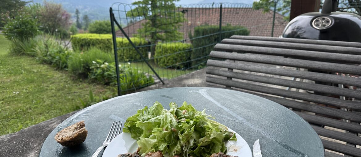 Simple et efficace, filet mignon aux champignons / salade 😋