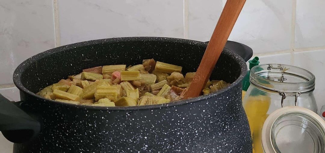 Confiture de rhubarbe