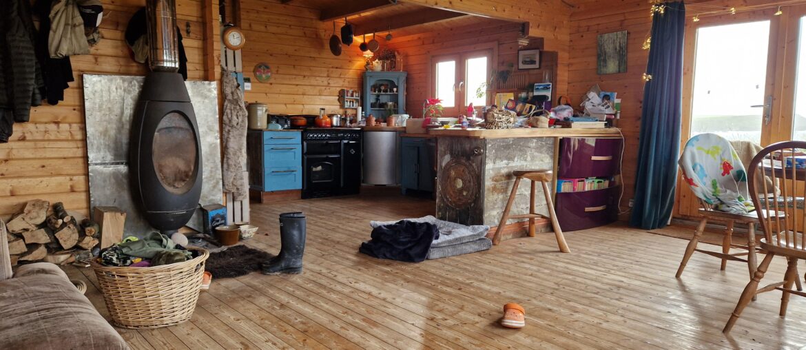 My rustic Carboot kitchen! You'll have to zoom in!