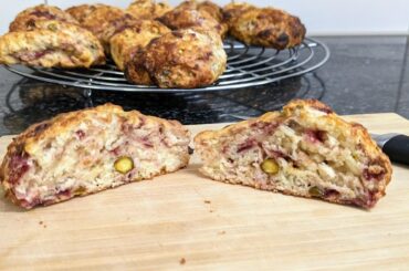 Scones Fraises Pistaches