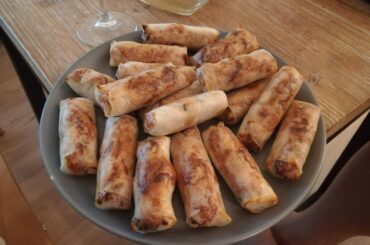 Mes premiers nems au poulet !