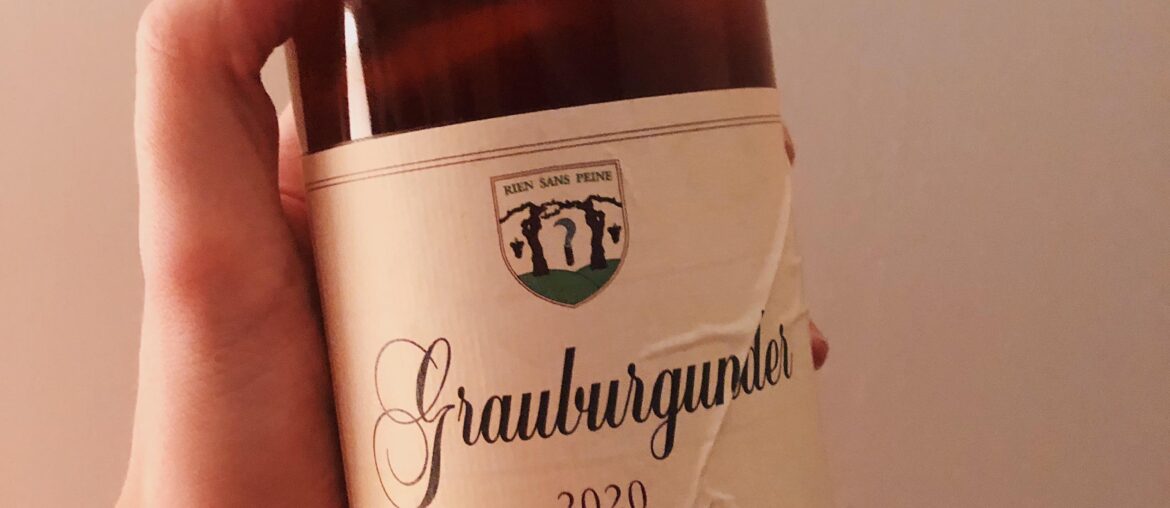 Grauburgunder 2020 by Enderle & Moll